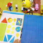 paper rocket applique, applique for kindergarten