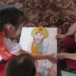Didactic game “Dress the dolls in national costume” for children of senior preschool age