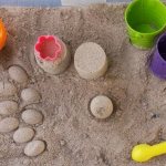 sand therapy for children, exercises for children with sand, exercises for playing with sand, sand therapy playing with sand