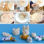Making salt dough and crafts